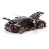 2024 Porsche 911 GT3 RS #5 Purple with Carbon Top and Hood Stripes Limited Ed to 400 pieces 1/18 Diecast Model Car by Minichamps - image 4 of 4