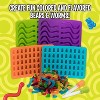 iDIY Gummy Bear & Worm Silicone Candy Molds, 4 Pack Set - Nonstick Trays with 2 Droppers for Chocolate, Ice Cubes, BPA-Free -Makes up to 62 Candies - 3 of 4