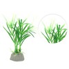 Unique Bargains Aquarium Plastic Plants for Fish Tank Landscape Decoration Green 10 Pcs - 3 of 4
