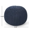 NicBex Oval Pouf for Bedroom,Ottoman for Living Room,Bedroom,Entryway - 3 of 4
