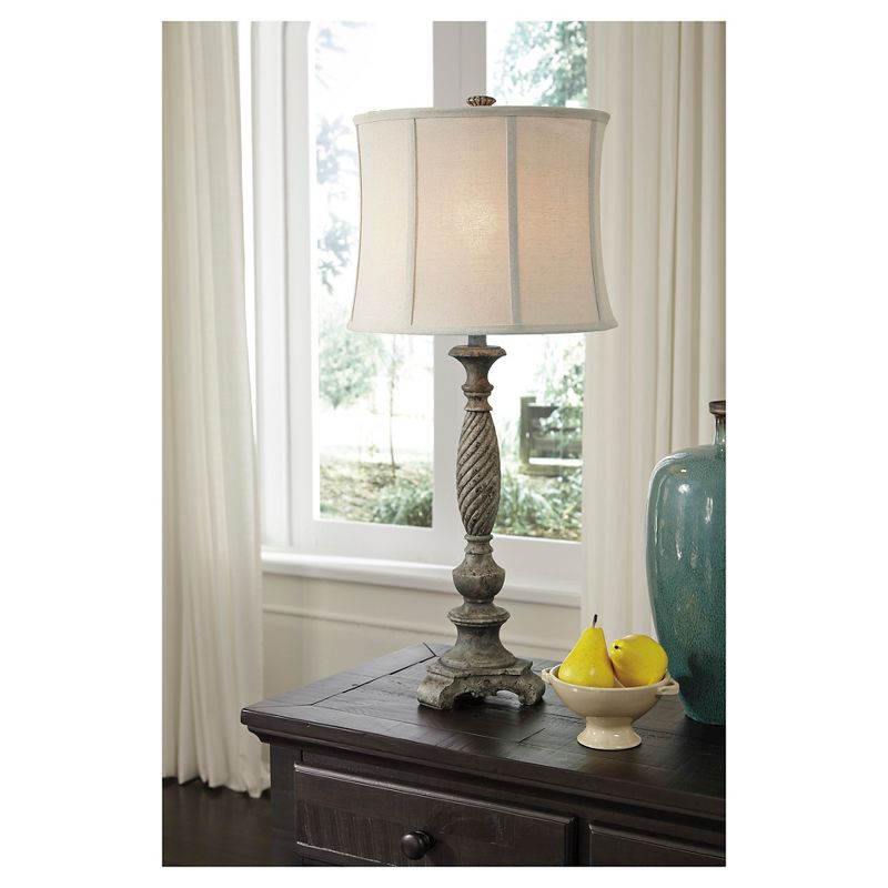 Alinae Table Lamp Antique Gray  - Signature Design by Ashley, 2 of 5
