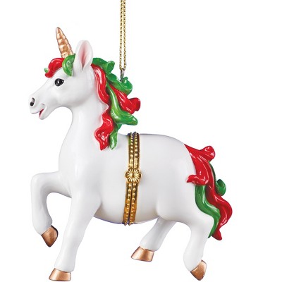 Collections Etc Hand-Painted Joyful Animals Trinket Ornament