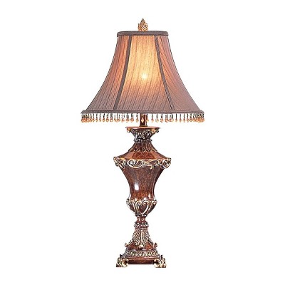 OK Lighting Resemble Wood Table Lamp