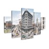 Trademark Fine Art Stanton Manolakas Oakland 5 Piece Panel Set Art - 2 of 3