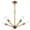 Livex Lighting Prague 5 - Light Chandelier in  Antique Brass/Bronze - 2 of 4