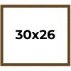 PosterPalooza | Flat Gold Picture Frame - UV Acrylic, Backing Board, Hanging Hardware Included - 2 of 4