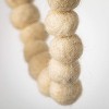 Sullivans 6 ft. Natural Wool Ball Garland - 2 of 3