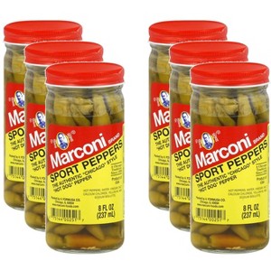 Marconi Pepper Hot Sport - Case of 6 - 8 fl oz - 1 of 2