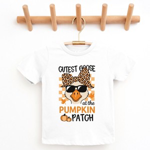 Cutest Goose At The Pumpkin Patch - Youth Short Sleeve Graphic T-Shirt and Toddler Short Sleeve Graphic T-Shirt - 1 of 4