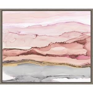 Amanti Art The Vineyard I Blush by Chris Paschke Canvas Wall Art Print Framed 20 x 16-in. - 1 of 4