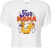Women's - Catdog - Cat Dog Fur Mama Cropped Graphic T-Shirt - 2 of 4