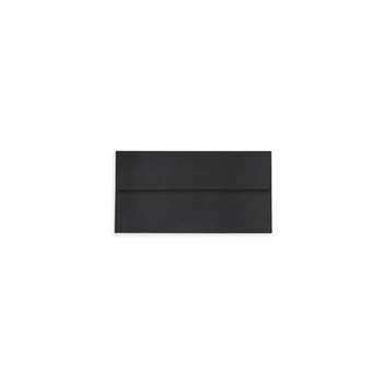 100 Black 5 x 7 inch Envelopes, Black, Gummed