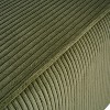 TiramisuBest Square Ottoman, Olive Green, Corduroy - Olive Green Fabric, Plywood Entryway Bench, 30.5"L x 30.5"W x 17.0"H - 4 of 4