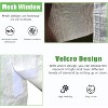 DOMETOUR 12'x14' Waterproof Hardtop Gazebo Cover with Sidewalls & Mesh Windows, All-Season Outdoor Enclosure, White - 3 of 4