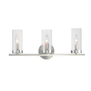 Maxim Lighting Sentinel 3 - Light Vanity in  Satin Nickel - 1 of 4
