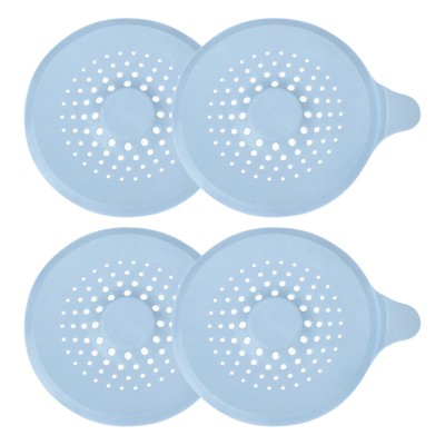 Unique Bargains Round Anti-Slip Bathroom with Suction Cups Drain Protectors