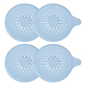 Unique Bargains Round Anti-Slip Bathroom with Suction Cups Drain Protectors - 1 of 4