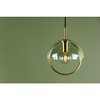 Mitzi Meriah 1 - Light Pendant in  Aged Brass Clear Plated Light Iridescent Shade - 4 of 4