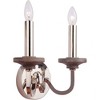 Craftmade Lighting Ashwood 2 - Light Wall Light in  Polished Nickel/Greywood - 2 of 2