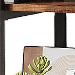 black iron + retro wood board