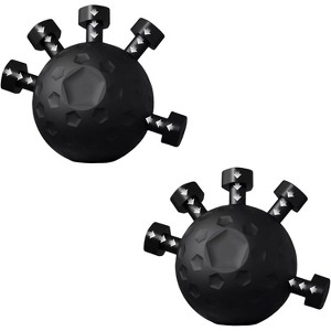 5-in-1 Hand Exercise Balls, Squeezer Strengthener & Stretcher Extender for Finger Grip, Wrist and Forearm Workout - 1 of 4