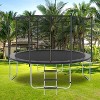Okak 8/10/14 FT Toddler Trampolines with Safety Enclosure Net, Outdoor Trampoline with Spring Cover Padding, Rebounder for Kids and Adults - 2 of 4
