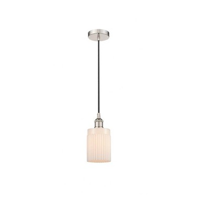 Hadley - 1 Light Cord Hung Mini Pendant In Art Deco Style-9.75 Inches Tall and 4.5 Inches Wide