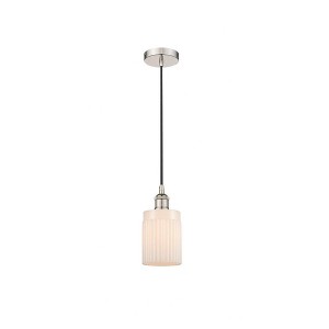 Hadley - 1 Light Cord Hung Mini Pendant In Art Deco Style-9.75 Inches Tall and 4.5 Inches Wide - 1 of 1