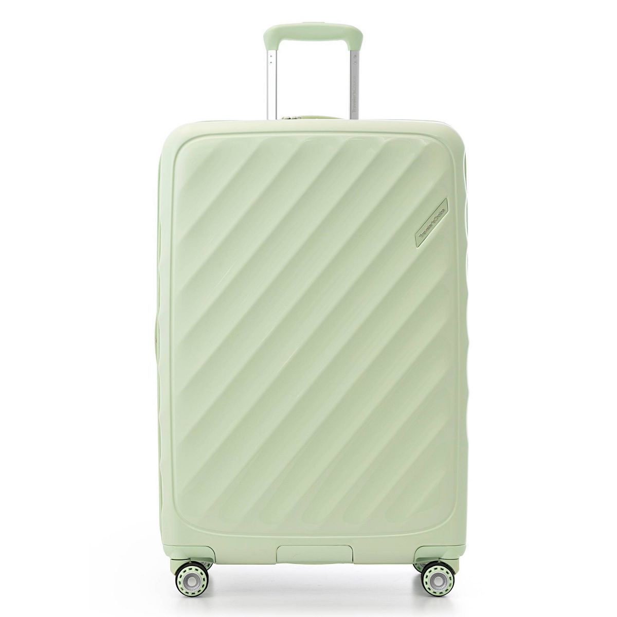 Traveler's Choice Elm 29" Hardside Expandable Spinner Large Checked Suitcase - thumbnail 2