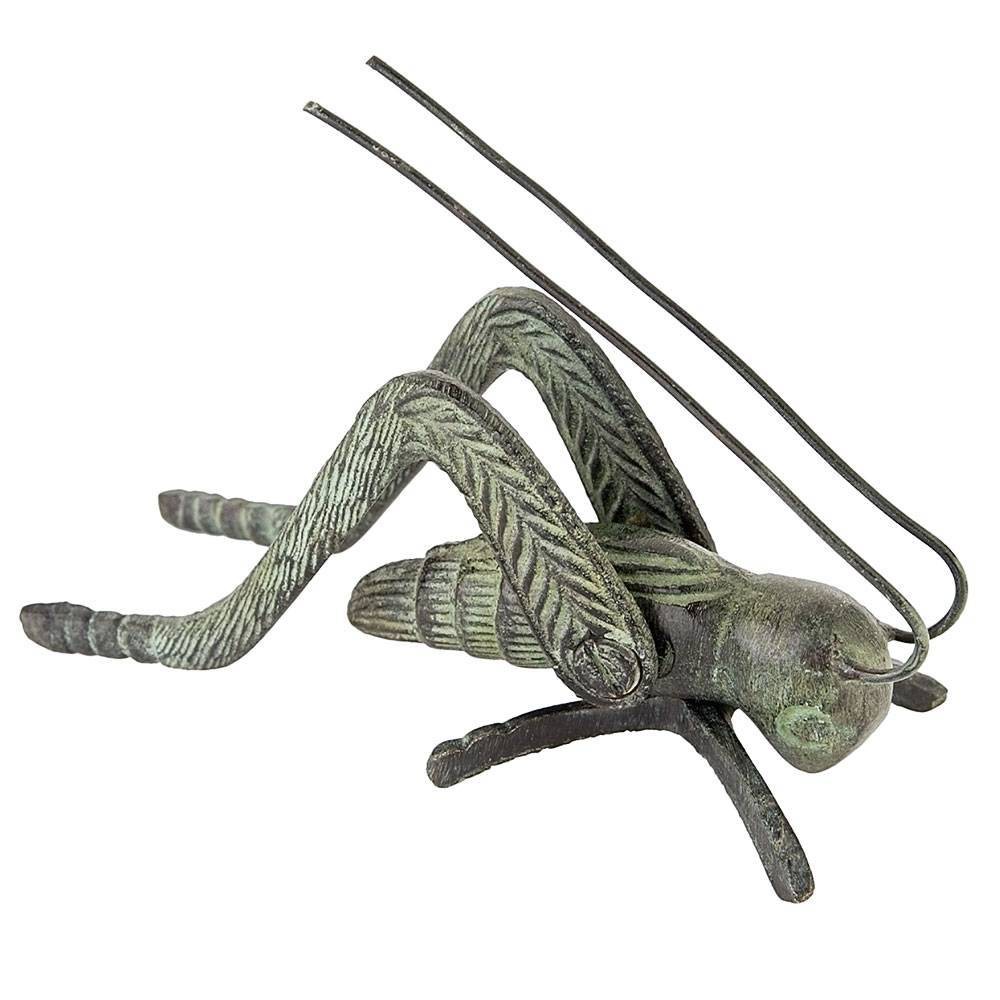 Photos - Other Decoration 2" Brass Hearth Cricket Decorative Figurine Verdigris Finish - ACHLA Designs