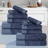 Rayon From Bamboo Cotton Blend Eco-Friendly Hypoallergenic Solid Bathroom Towel Set by Blue Nile Mills - 2 of 4