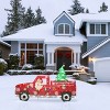 27" Prelit LED Santa Truck with Christmas Tree Multicolor Lights - National Tree Company - 2 of 4