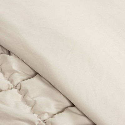 Lush Decor Lush Décor Full/Queen 3pc Puff Comforter Set Neutral: Polyester Bedding Set, Lightweight, Teen Bedding, OEKO-TEX Certified — фото 7