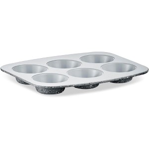 Bakken Swiss 6-Cup Cake/Muffin Pan Set - Aluminized Steel with Ceramic Non-Stick Coating - Proper Size for Versatile Baking - 1 of 4