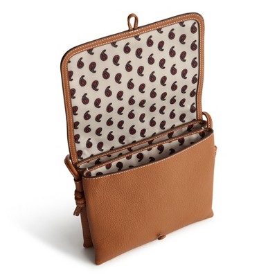 Vera Bradley Women's Leather Baird Hipster Crossbody Bag Roasted Pecan — фото 2