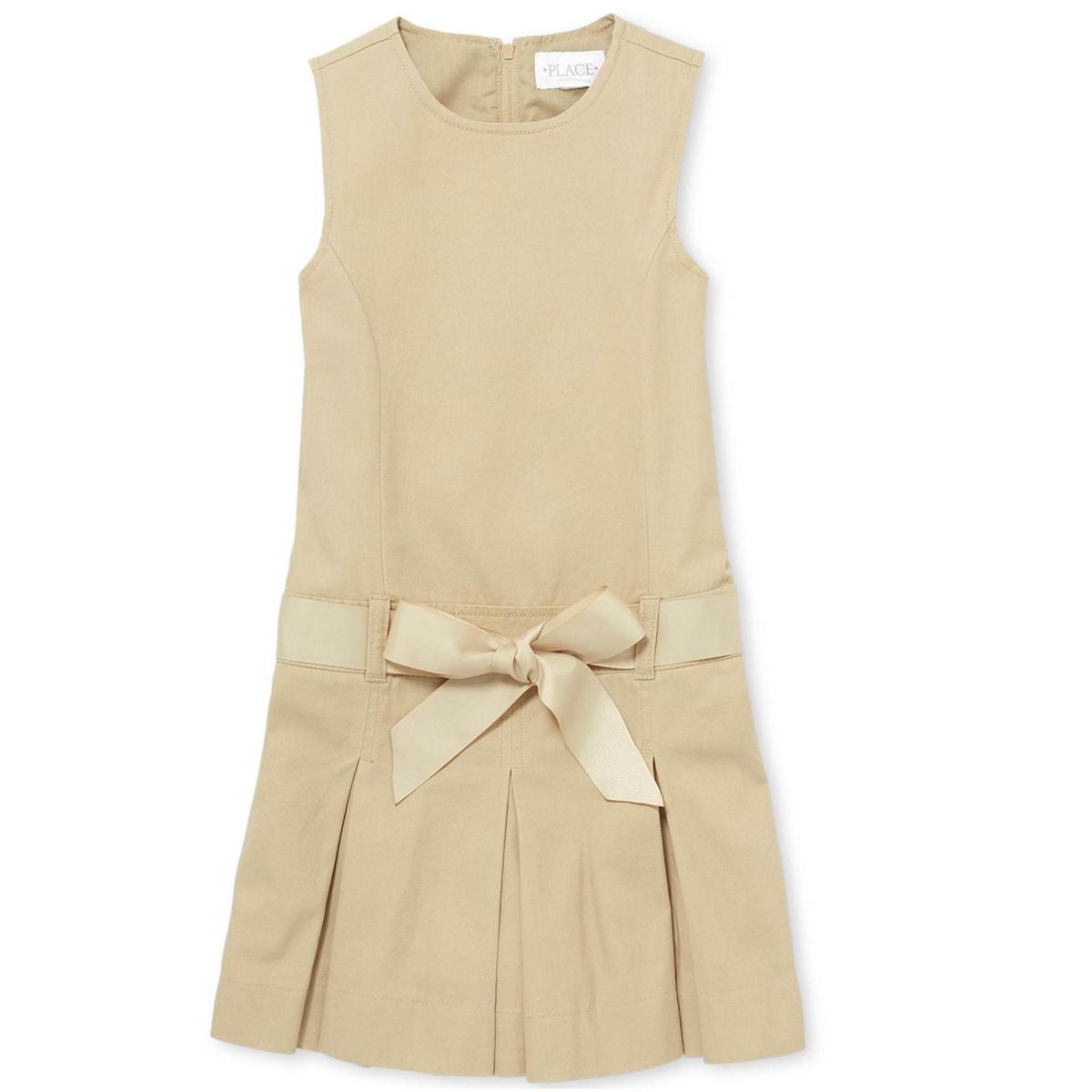 The Children's Place Girls Uniform Sleeveless Bow Jumper - thumbnail 6