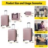5 Piece Luggage Sets, Hardside Expandable Suitcase Set, TSA Lock & Double Spinner Wheels, ABS Lightweight Luggage W/ Telescoping Handle - 2 of 4