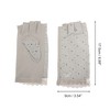 Unique Bargains Anti-slip Half Finger Manicure Gloves 1 Pair - 4 of 4