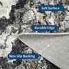 Machine Washable Area Rugs for Living Room, Modern Abstract Bedroom Rug, Low Pile Non-Slip Carpet - 4 of 4