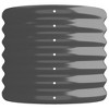 Garden Raised Bed Anthracite Powder-coated steel Large Durable vidaXL - 4 of 4