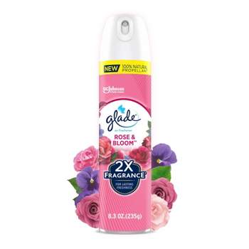Glade Aerosol Room Spray Air Freshener - Rose & Bloom - 8.3oz
