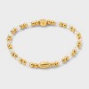 Little Words Project Go Football Stacker Beaded Bracelet - 3 of 4
