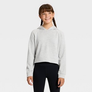 Girls' Modal Pullover Hoodie - All In Motion™ - 1 of 3
