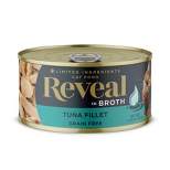 Reveal Natural Limited Ingredient Grain Free Tuna Fillet in Broth Wet Cat Food - 2.47oz