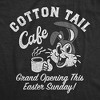 Womens Funny T Shirts Cotton Tail Cafe Holiday Bunny Graphic Tee For Ladies - Crazy Dog Women's T Shirt - image 2 of 4