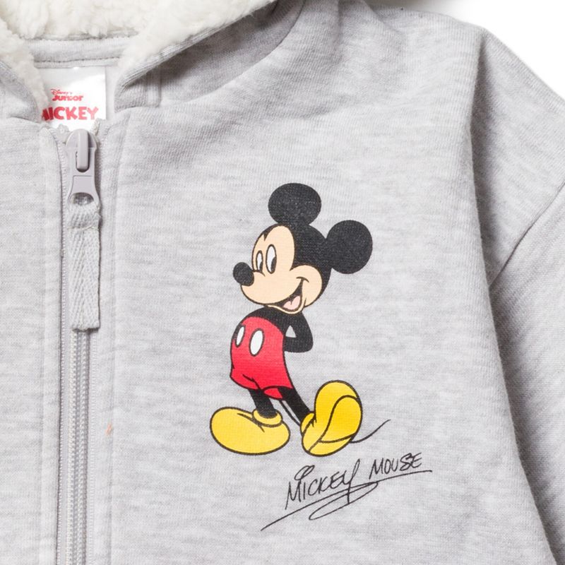 Disney Mickey Mouse Minnie Mouse Lion King Simba Fleece Zip Up Hoodie, 3 of 7