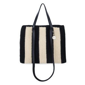 The Sak Women's Sable Boxy Tote, Black Stripe - 1 of 4