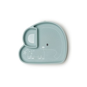 Loulou Lollipop Silicone Snack Plate - Elephant - 1 of 4