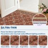 Modern Washable Area Rug for Living Room, Floral Printed Floor Rug with Non Slip Backing, Ultra-Thin Stain Resistant Carpet for Home - 4 of 4