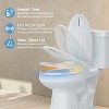 Coucheta Electric Bidet Toilet Seat - Heated Seat with Warm Water, Night Light, Slow-Close Lid, Self-Cleaning Nozzles, Easy Installation - 3 of 4